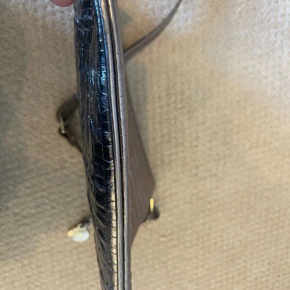 Brahmin Katie Crossbody Slim Metallic - Picture 8 of 9